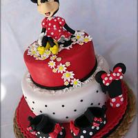 Minnie mouse first birthday party