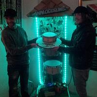Edible snare drum