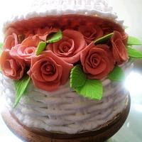 basket weave cake