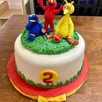 Sesame Street birthday cake