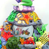 Ariel's Coral Reef (with fish tank!)