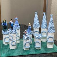 Castle Cake With Frozen Figures