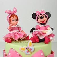 Elena and Minnie Mouse