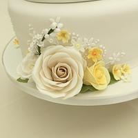 Spring wedding cake for Blenheim Palace 