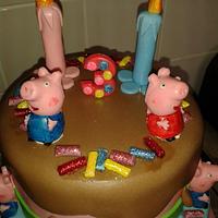 Peppa Pig 2 Tiea cake