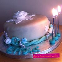 Winter Birthday cake