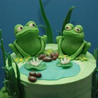 My Frog Cake - Decorated Cake by Tonya Alvey - MadHouse - CakesDecor