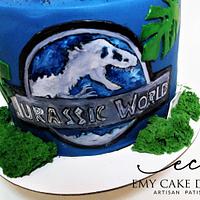 Jurassic World cake - Velociraptor Blue
