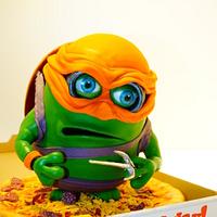 Ninja Turtles Minion cake 