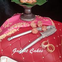 Cinipaan indian engagement pillow cake