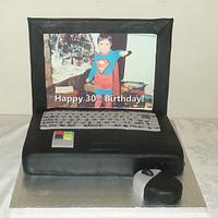Laptop Cake