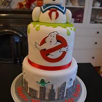 Ghostbusters Stay Puft Birthday Cake - cake by Klis - CakesDecor