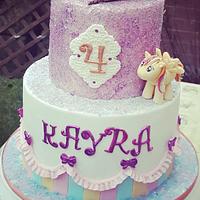 My little pony themed cake 