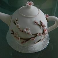 Mothers Day Cherry Blossom Teapot