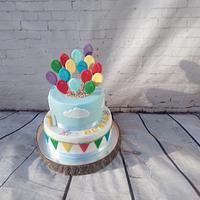 balloons cake