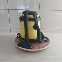 Vacuum cleaner 3d cake