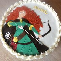 "Brave" Merida cake