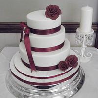 Isobella - my very first wedding cake 
