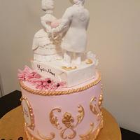 Barroco couple cake