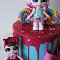 LOL Surprise Dolls birthday cake