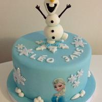 Olaf/Frozen Cake 