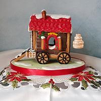 Gingerbread Christmas Gipsy Caravan.