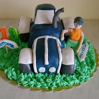 Tractor cake 