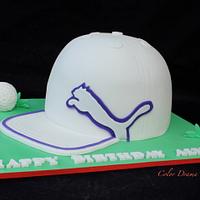 Golf Cap Cake