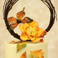 Autumn Wind -Wedding Cake