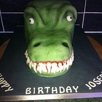T Rex Birthday Cake