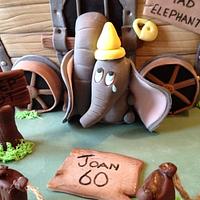 Dumbo Themed Cake