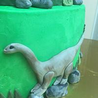 Jurassic Park birthday cake