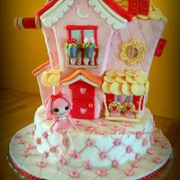 lalaloopsy house cake