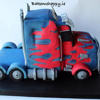 Optimus prime cake