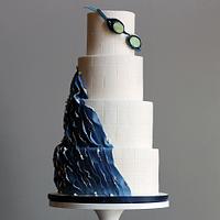 Abstract Swim Cake Abstract Swim Cake