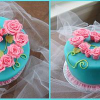 rose love cake (: