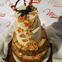 "AUTUMNAL WEDDING CAKE"