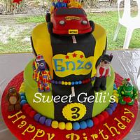 Enzo's Wiggles Themed Birthday Cake
