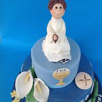 First communion cake