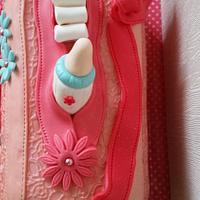 Babyshower Bag Cake