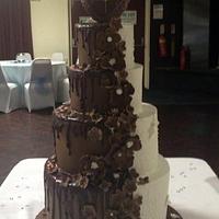 My first wedding cake!! 