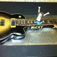 Slash Les Paul Guitar Cake