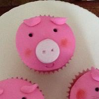 Piggy Cupcakes