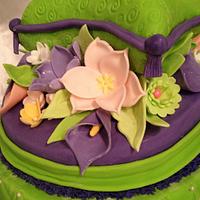 Topsy flower cake