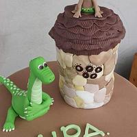 Добрия динозавър торта