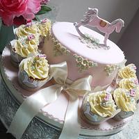 Rocking Horse First birthday Cake