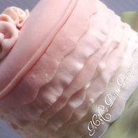 Ombre pink mini cake