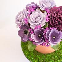 Purple Florals