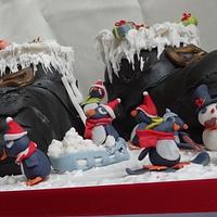 Penguin Party at Santa's!