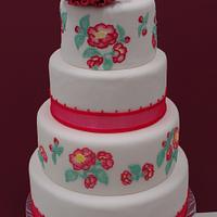 A Brush Embroidery Cake 
